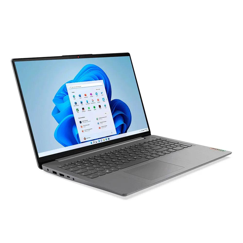 Notebook Lenovo Ideapad 3i I3-1115G4 8gb 256gb Win11 Home Cinza 15.6 Pols - 82MD0010BR Truedata