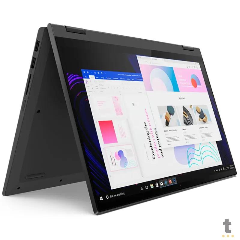 Notebook Lenovo Ideapad Flex Intel Core i7-1165G7 8gb 256Gb SSD 14 Pols Touch Screen Cinza Win10 Home - 82LT0000BR Truedata