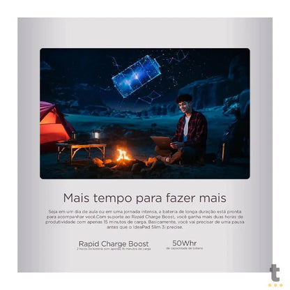 Notebook Lenovo Ideapad Slim 3 Intel Core i5-13420H 8gb 512Gb Ssd 15.3 Pols Win11 Home Cinza - 15IRH10 Truedata