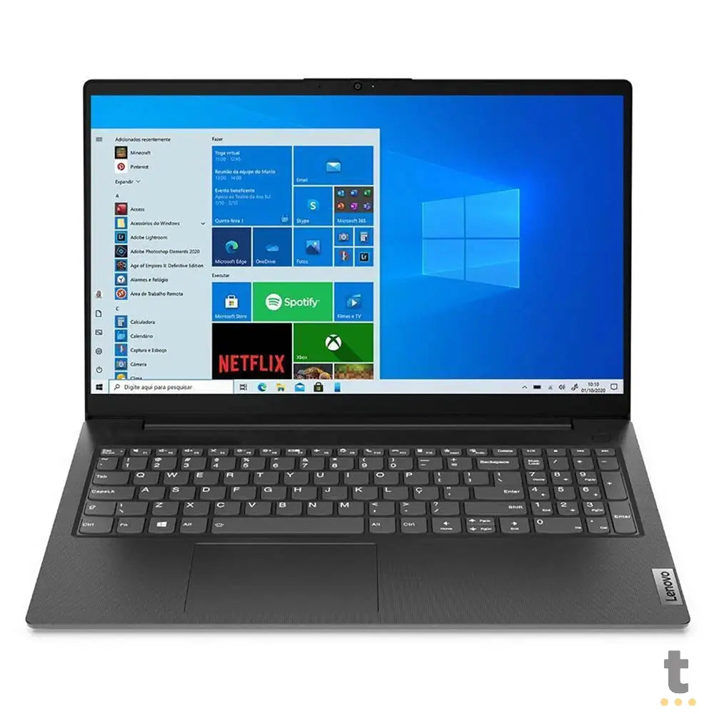 Notebook - Lenovo 82um0007br I5-1235u 3.30ghz 8gb 256gb Ssd Intel Hd Graphics Windows 11 Pro V15 15,6
