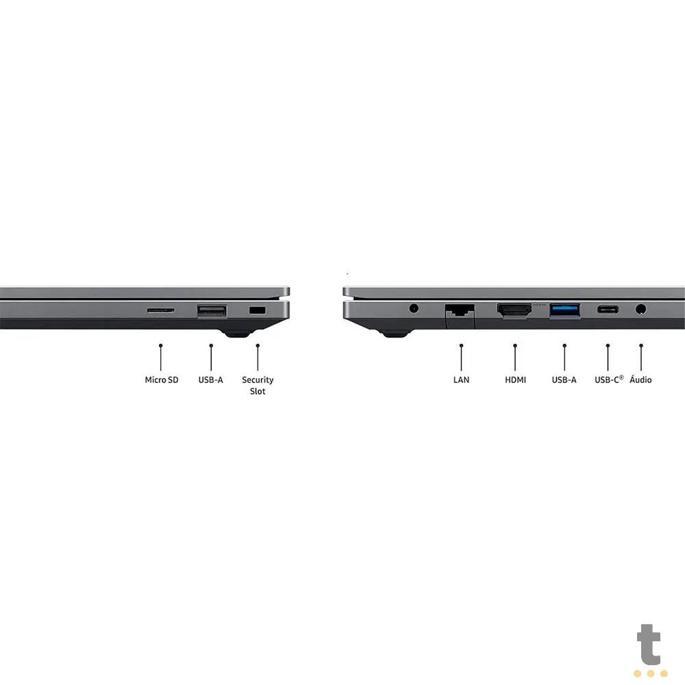 Notebook Samsung Book Intel Core I7-1165G7 8gb 256Gb Ssd Nvme Intel Iris Xe 15.6 Pols Cinza Win11 Home - NP550XDA-KU1BR Truedata