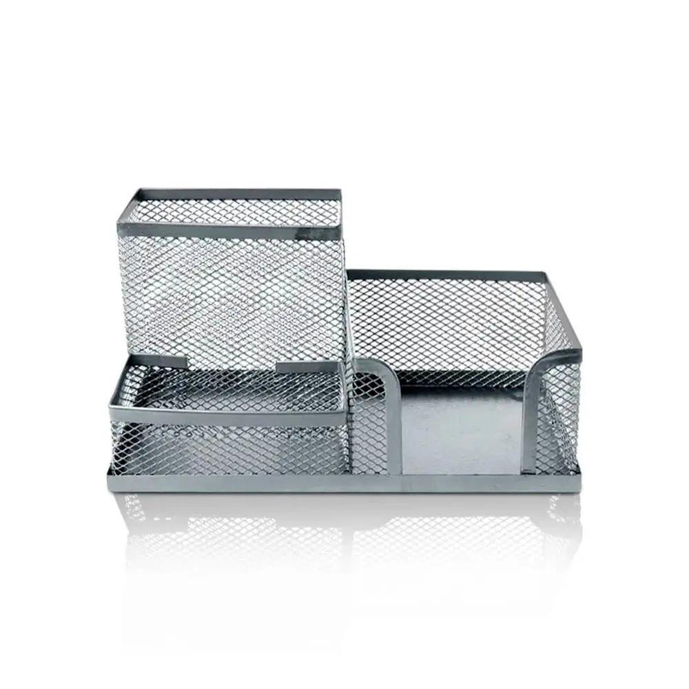 Organizador de Mesa Aramado Prata Keep - EI090 Truedata