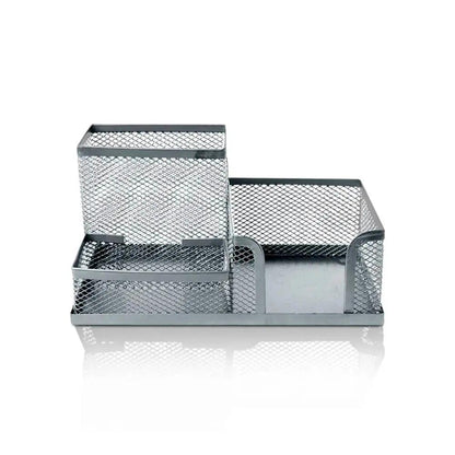 Organizador de Mesa Aramado Prata Keep - EI090 Truedata