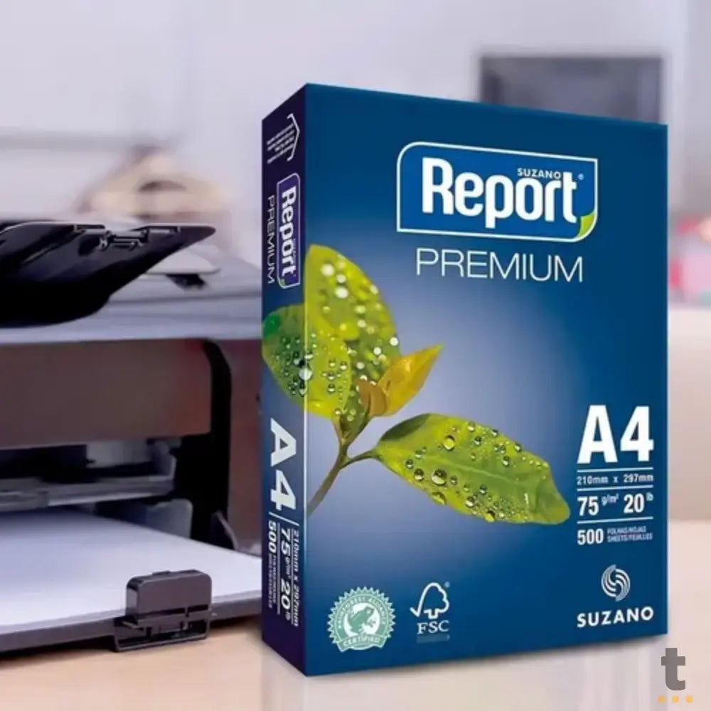 Papel A4 Suzano Report Premium - Resma Truedata