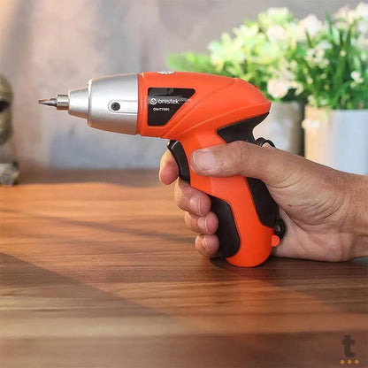 Parafusadeira Sem Fio Onistek 2200Rpm 1300Mah C/ 10 Ponteiras - ON-TY001 Truedata