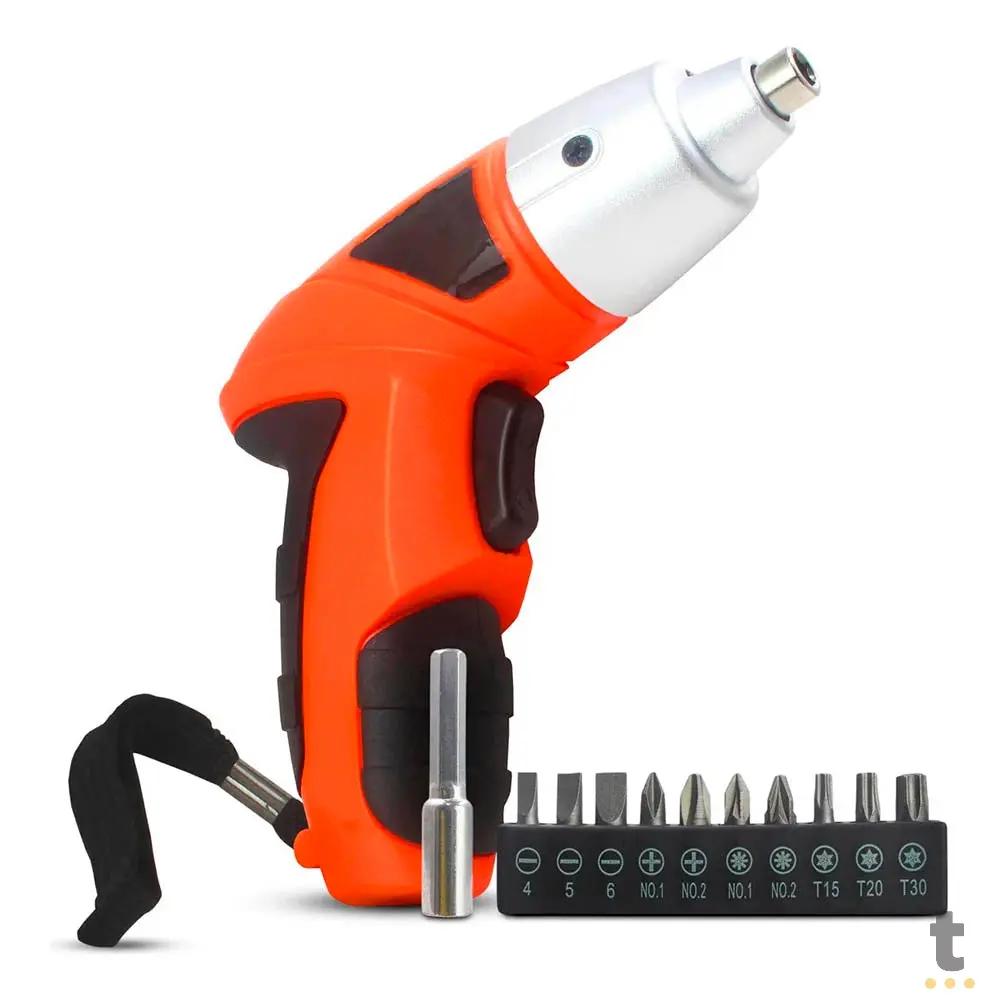 Parafusadeira Sem Fio Onistek 2200Rpm 1300Mah C/ 10 Ponteiras - ON-TY001 Truedata