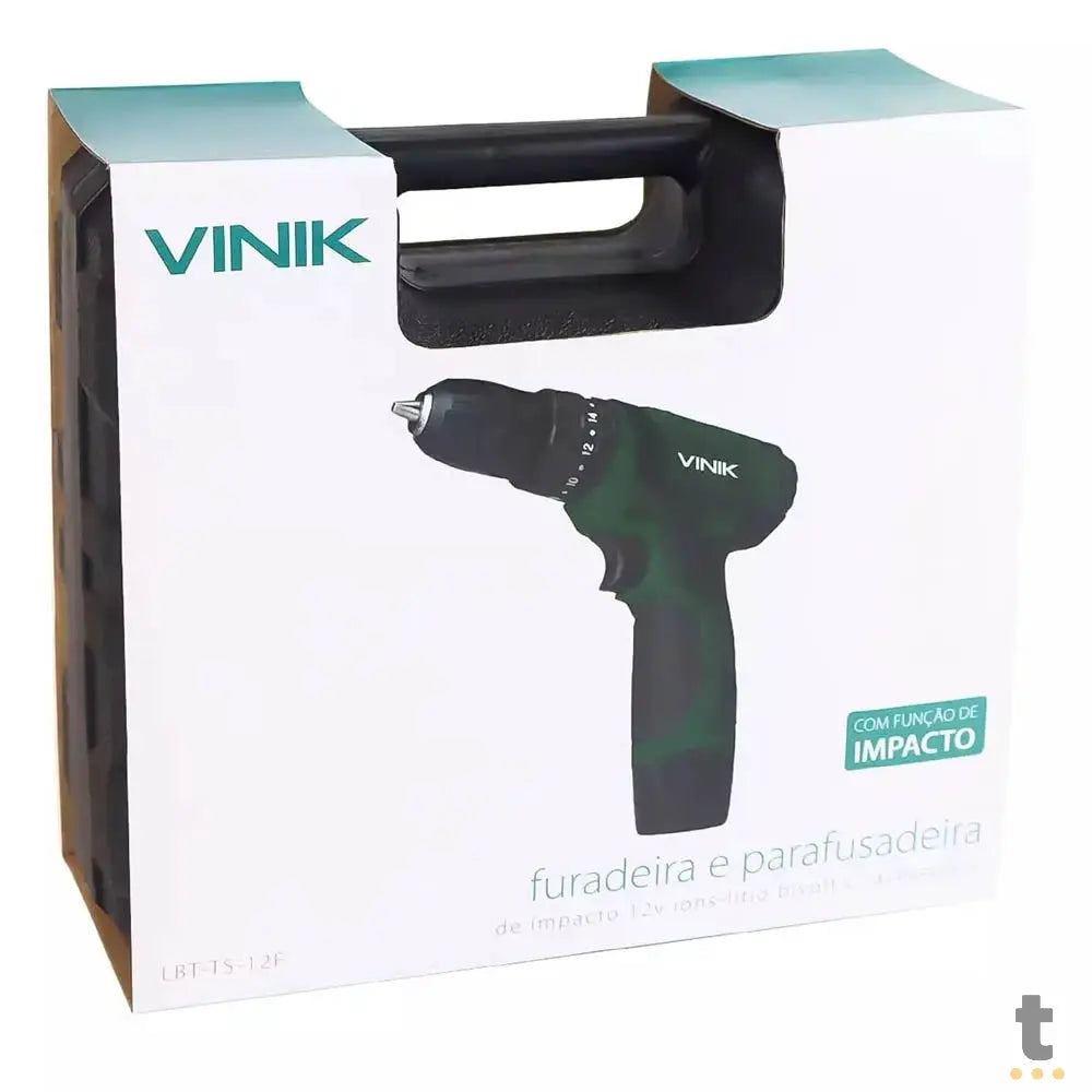 Parafusadeira e Furadeira de Impacto C/ 25 Peças Vinik 12V - LBT-TS-12F Truedata