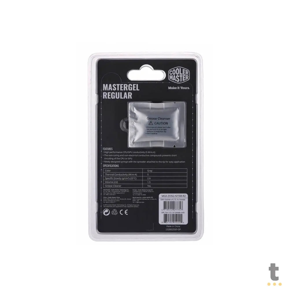 Pasta Termica Cooler Master Mastergel Regular - MGX-ZOSG-N15M-R2 Truedata