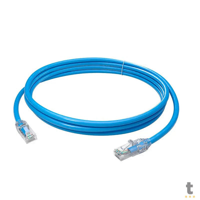 Patch Cable Cabo De Rede Sohoplus 1.5m Cat6 T568A/B Azul Claro - 35123000