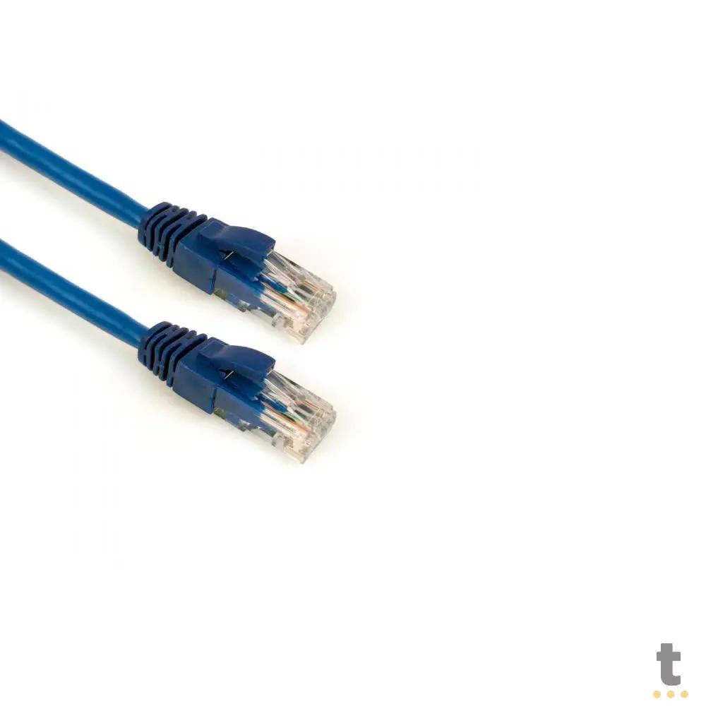 Patch Cord Cabo De Rede 3m Azul Truedata