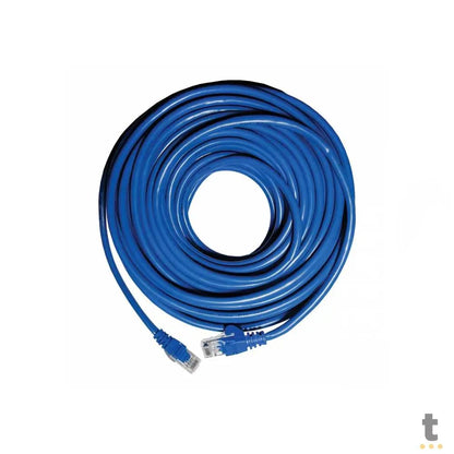 Patch Cord Cabo De Rede CFTV Seccon 30m Azul - 27681 Truedata