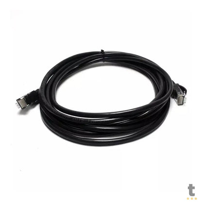 Patch Cord Cabo De Rede Cat6 C/ Conectores Blindados 10 metros Truedata