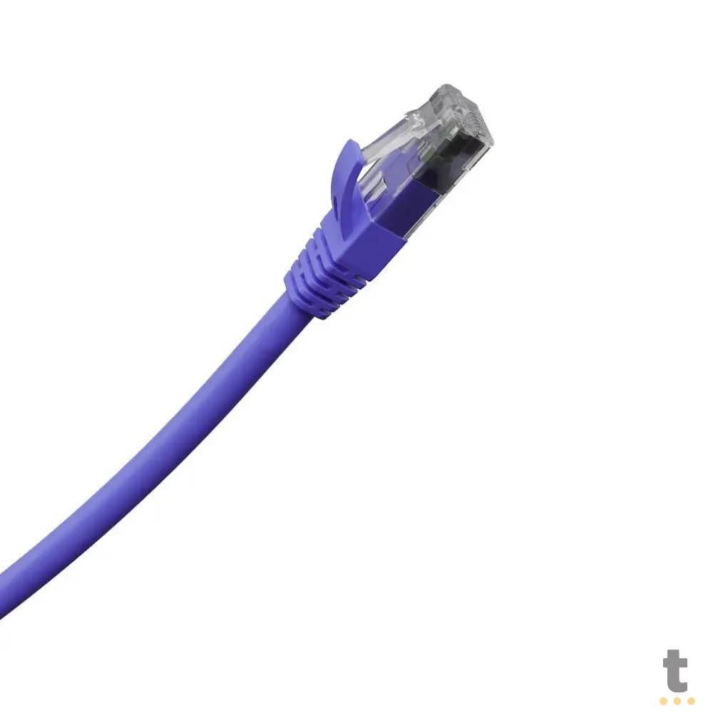 Patch Cord Cabo De Rede Impact Giga Cat6 Intelbras 1.5m Azul - 4830099 Truedata