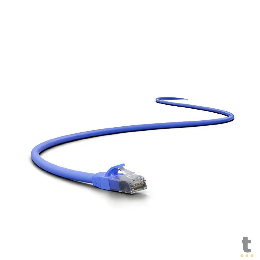 Patch Cord Cabo De Rede Impact Lan Cat5e Intelbras 1.5m Azul - 4830033 Truedata