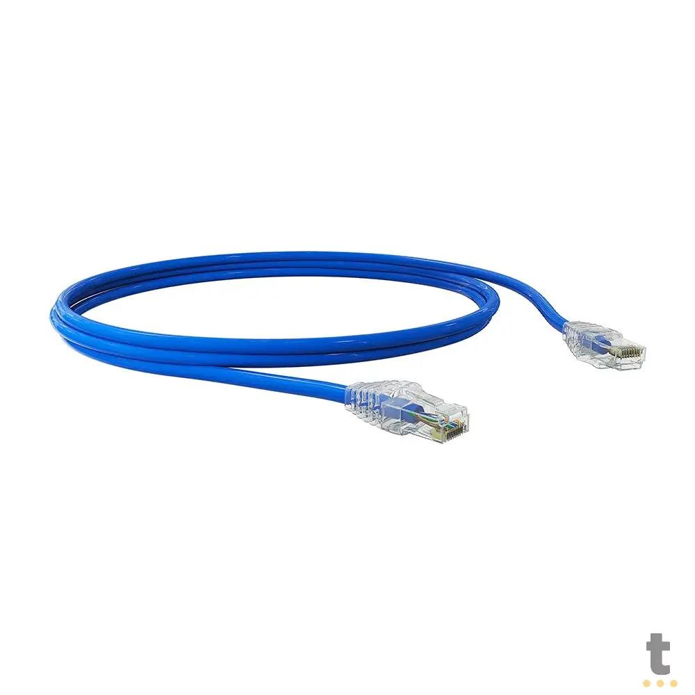 Patch Cord Cabo De Rede Sohoplus 2.5m Cat6 T568A/B Azul - 35123001 Truedata