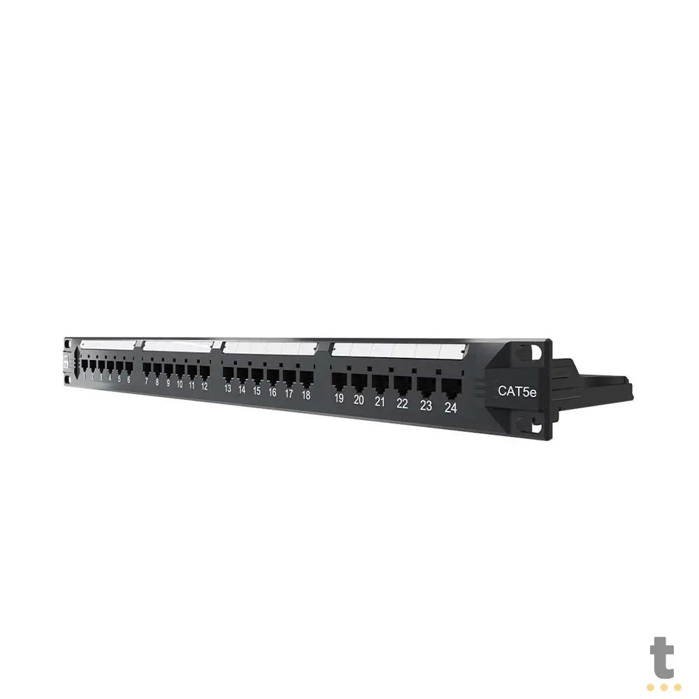 Patch Panel Sohoplus Cat.5e 24 Portas T568A/B - 35050438 Truedata