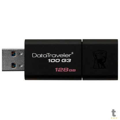 Pen Drive 128gb Kingston  3.0 Preto - Dt100g3/128gb Truedata