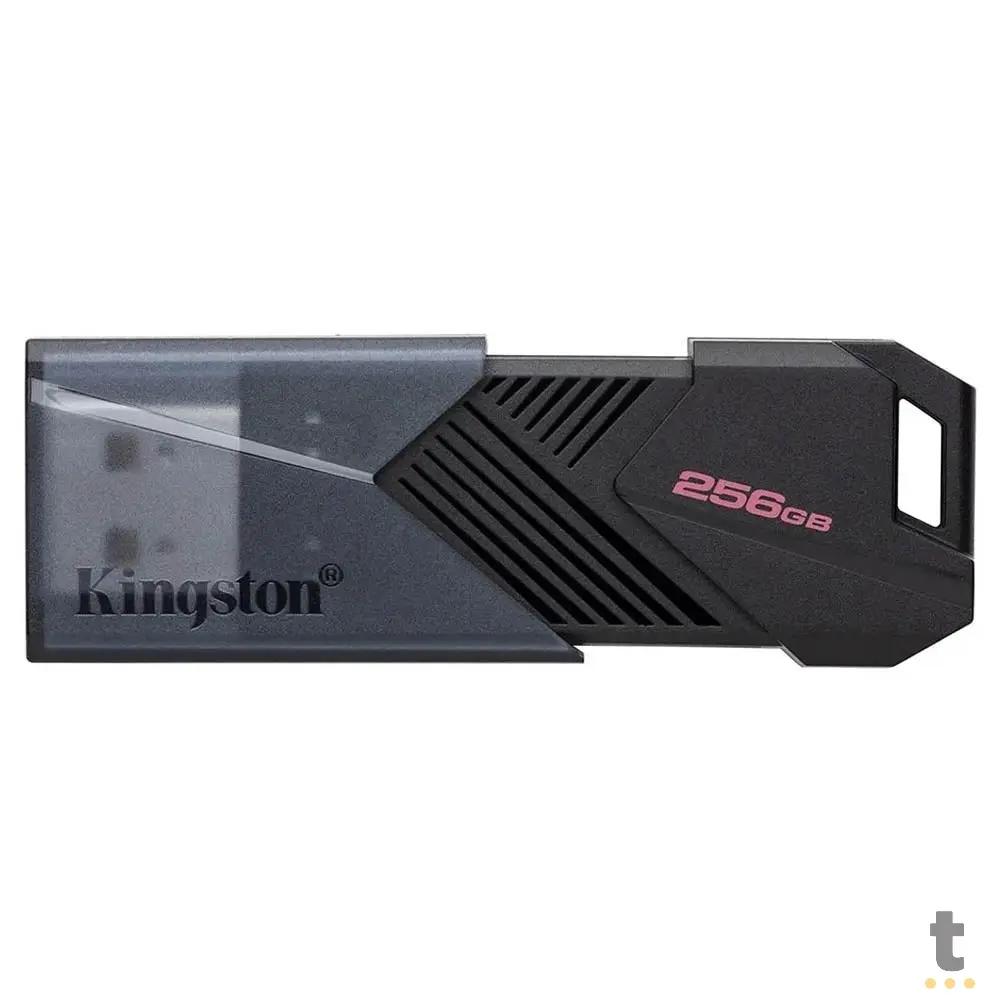 Pen Drive 256gb Kingston DataTravaler Exodia Onix 3.2 Preto - DTXON/256GB Truedata