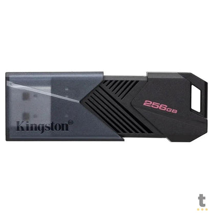 Pen Drive 256gb Kingston DataTravaler Exodia Onix 3.2 Preto - DTXON/256GB Truedata
