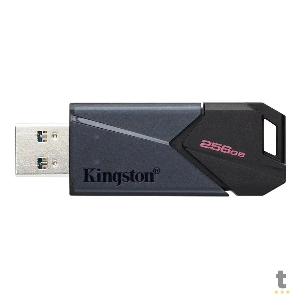Pen Drive 256gb Kingston DataTravaler Exodia Onix 3.2 Preto - DTXON/256GB Truedata