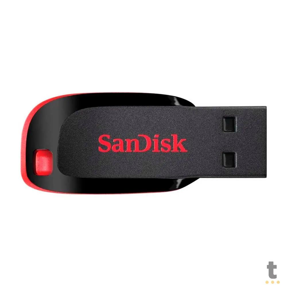 Pen Drive 32GB 2.0 Sandisk Cruzer Blade - SDCZ50-032G-B35 Truedata
