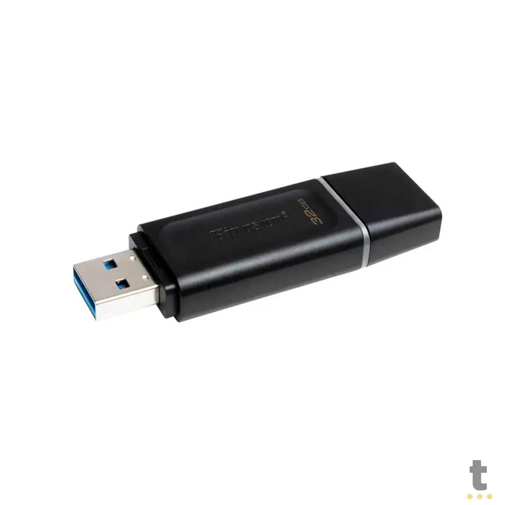 Pen Drive 32gb Kingston DataTravaler Exodia 3.2 Preto - DTX/32GB Truedata