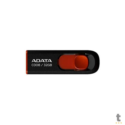 Pen Drive 32gb USB Adata 32G Preto / Vermelho - AC00832GRKD Truedata