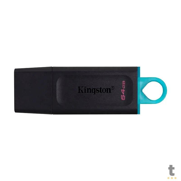 Pen Drive 64gb Kingston DataTravaler Exodia 3.2 Preto - DTX/64GB