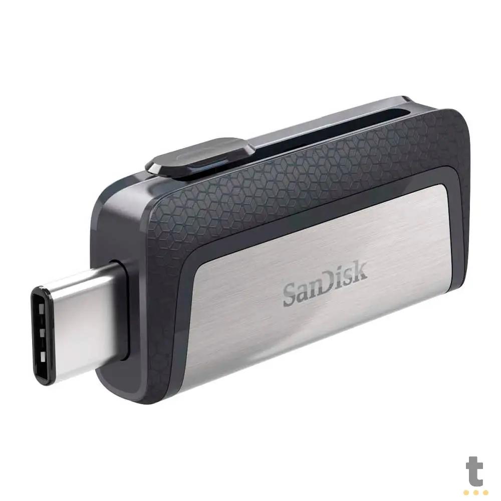 Pen Drive 64gb USB Tipo C SanDisk Ultra Dual Drive - SDDDC2-064G-G46 Truedata