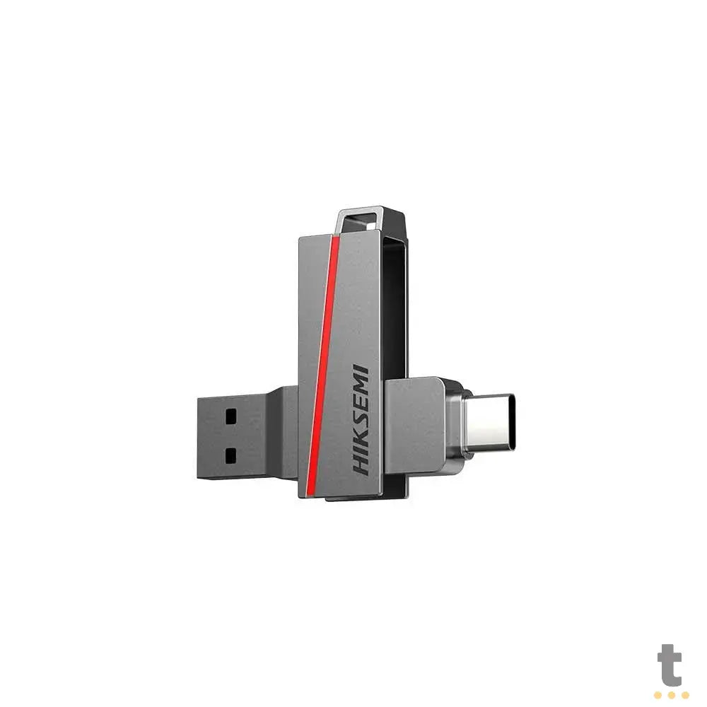 Pen Drive 64gb Usb 3.0 / Tipo C Hiksemi Dual Drive E307C Preto - HS-USB-E307C/64G/U3 Truedata