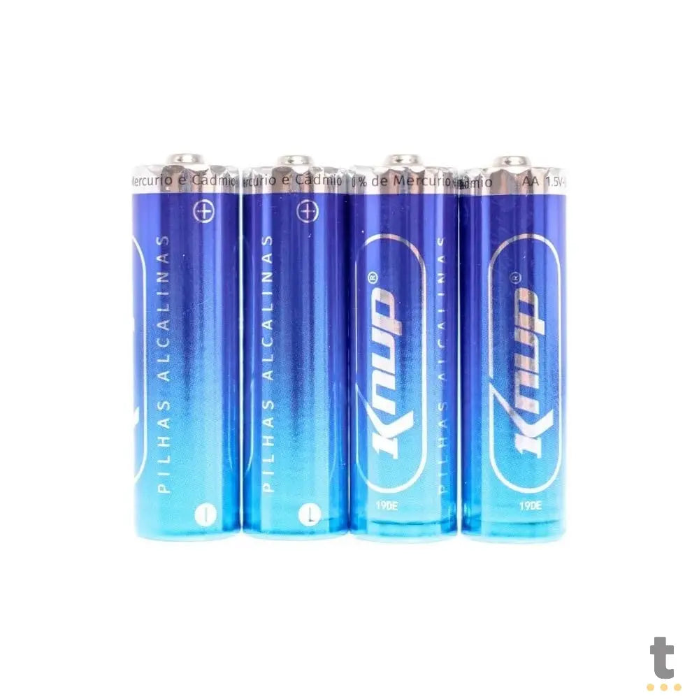 Pilha Alcalina AA 1.5V Knup  (Cartela C/4 Pilhas) - KP-4900AA Truedata