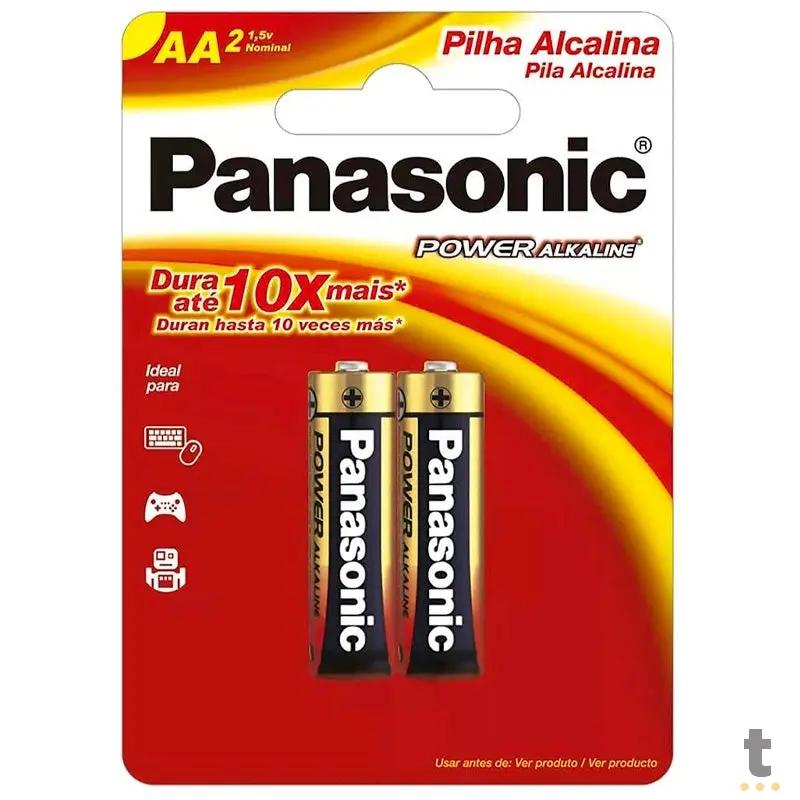 Pilha Alcalina AA Pequena Panasonic Lr6-2bt480 (Cartela C/2 Pilhas) - 1001089 Truedata