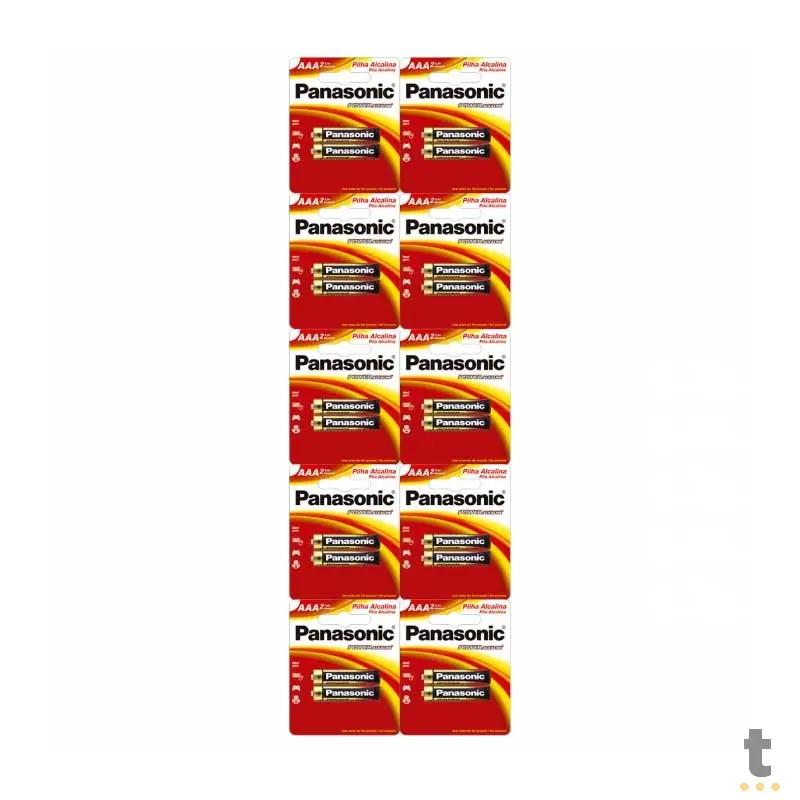 Pilha Alcalina AAA Palito Panasonic Lr03-2bt480 - 1001091 - Caixa com 20 Truedata