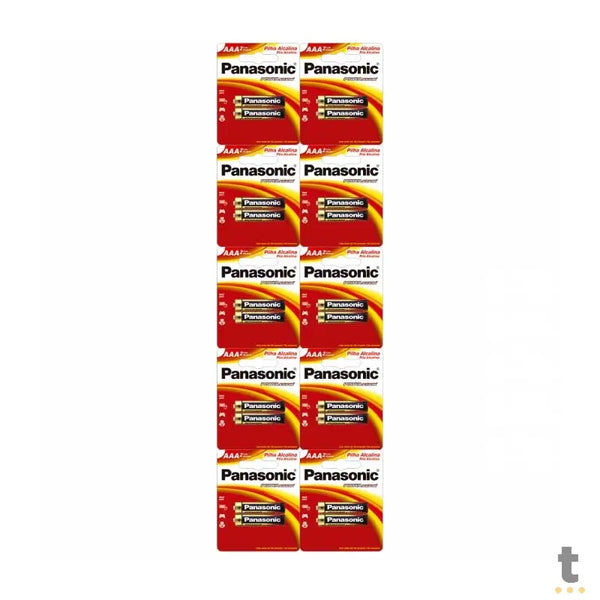 Pilha Alcalina AAA Palito Panasonic Lr03-2bt480 - 1001091 - Caixa com 20