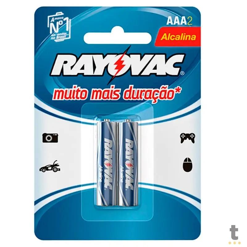 Pilha Alcalina AAA Palito Rayovac (Cartela C/2 Pilhas) - 20912 Truedata