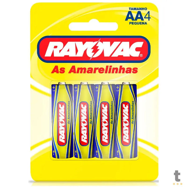 Pilha Comum AA Pequena Rayovac (Blister C/4 Pilhas) - 10862
