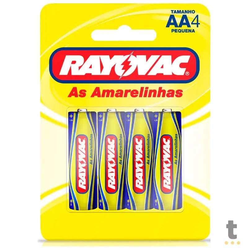 Pilha Comum AA Pequena Rayovac (Blister C/4 Pilhas) - 10862 Truedata