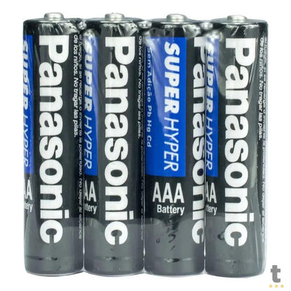 Pilha Comum AAA Palito Panasonic R03ual/4s40 (Blister C/4 Pilhas) - 3020037 Truedata
