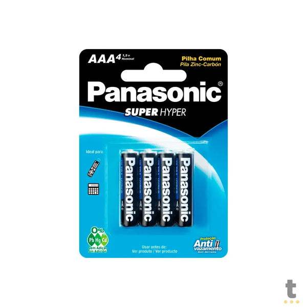 Pilha Comum AAA Palito R03UAL/4B400 (Blister C/4 Pilhas) - 10072