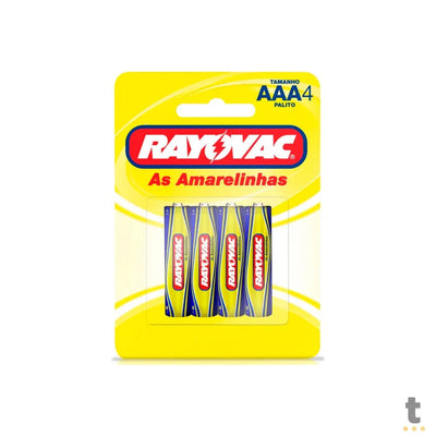 Pilha Comum AAA Palito Rayovak (Blister C/4 Pilhas) - 18958