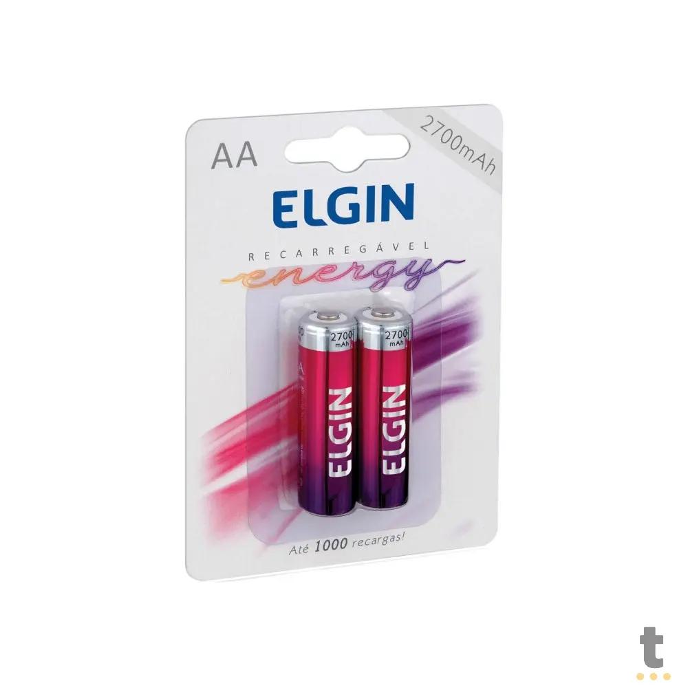 Pilha Recarregável AA 2700mah Elgin (Blister C/ 2 Pilhas) - 82174 Truedata