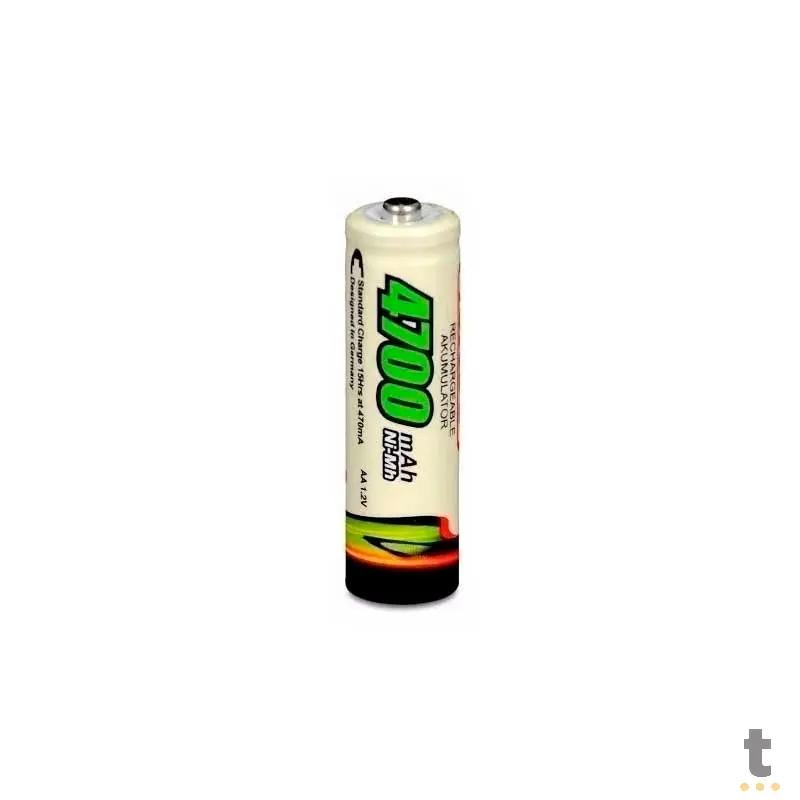 Pilha Recarregável AA 4700mah Songpus (Blister C/ 4 Pilhas) Truedata