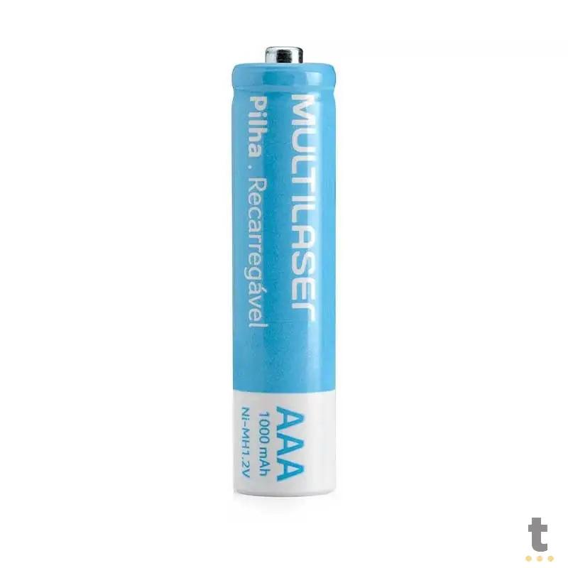 Pilha Recarregável AAA 1000mah Multilaser (Blister C/ 4 Pilhas) - CB050 Truedata