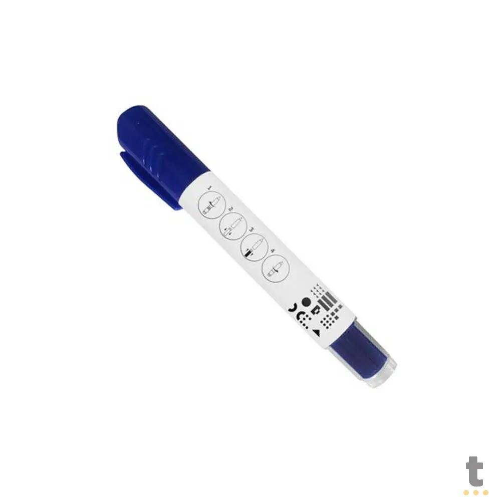 Pincel Marcador de Quadro Branco Keep Recarregável Azul - MR001 Truedata