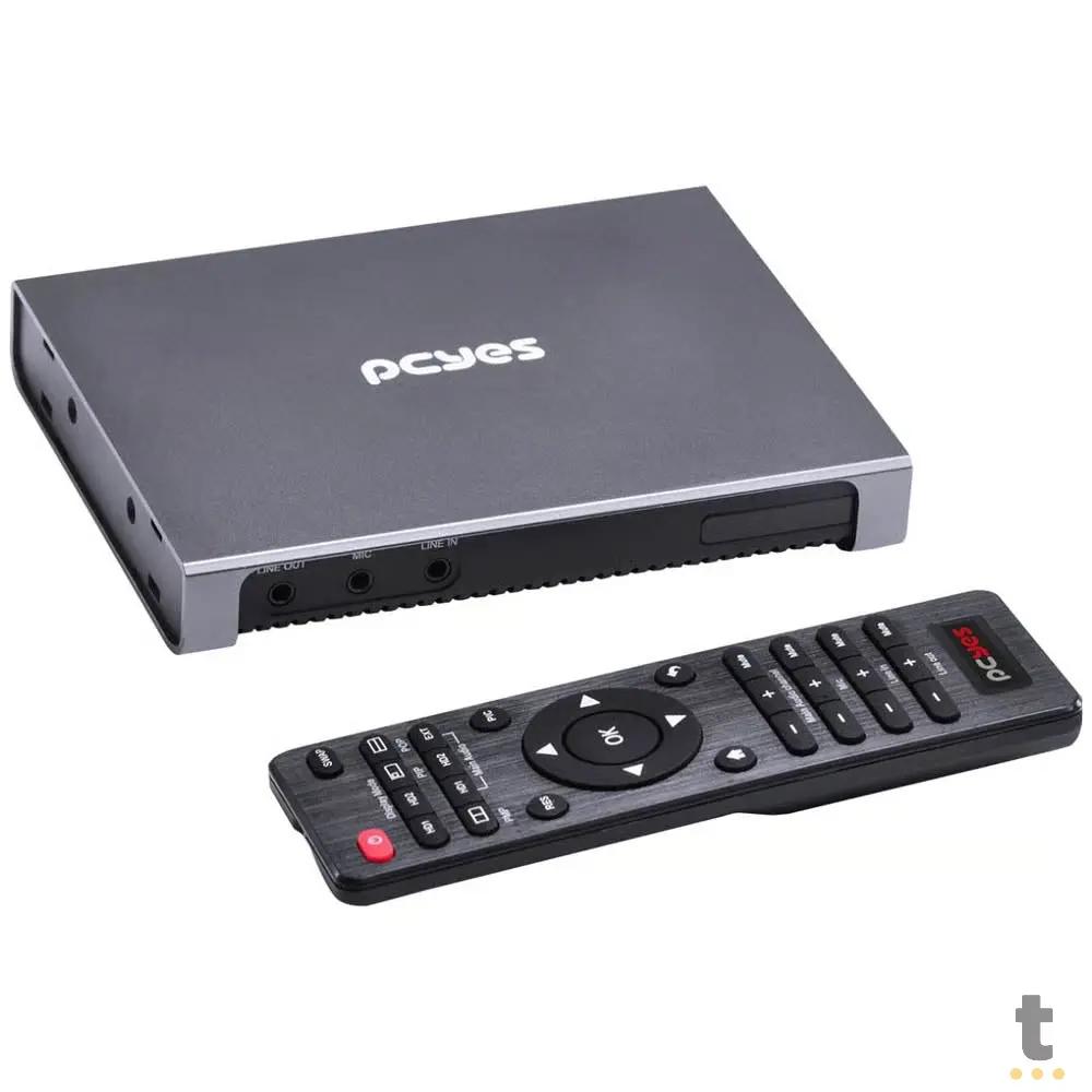 Placa De Captura de Vídeo Portátil 4k PCYes Lynx Usb Tipo C Hdmi Dual - UHD-03 Truedata