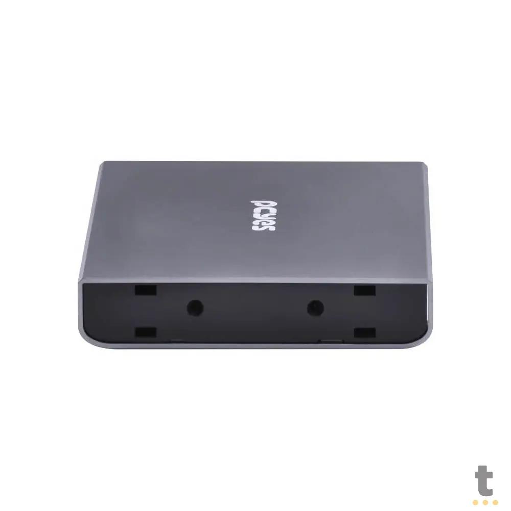 Placa De Captura de Vídeo Portátil 4k PCYes Lynx Usb Tipo C Hdmi Dual - UHD-03 Truedata