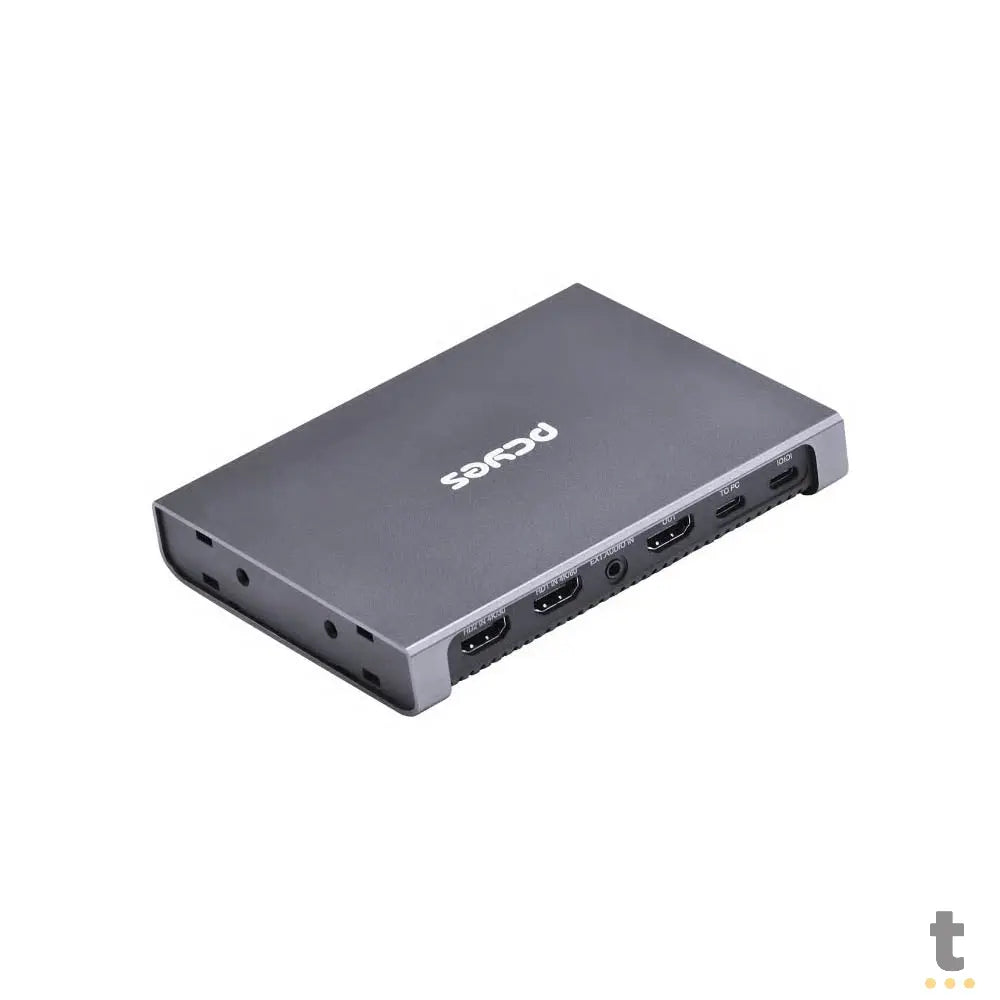 Placa De Captura de Vídeo Portátil 4k PCYes Lynx Usb Tipo C Hdmi Dual - UHD-03 Truedata