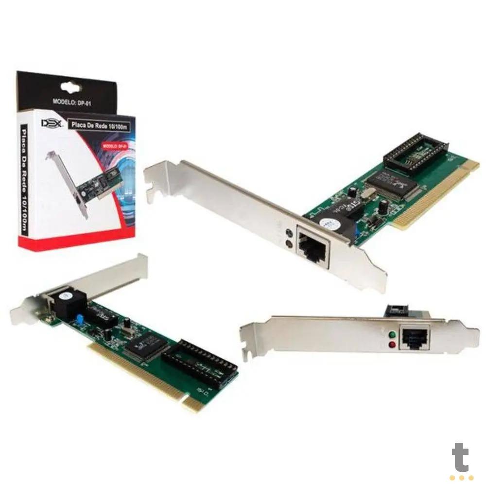 Placa De Rede Pci 10/100 Mbps Dex Dp-01 Truedata