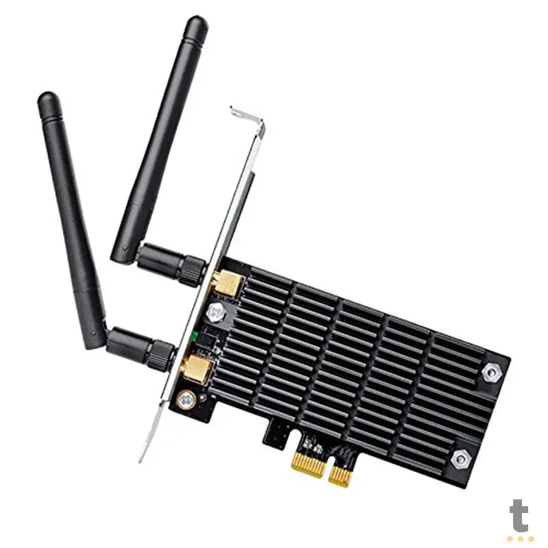 Placa De Rede Sem Fio Pci-E Tp-Link  Dual Band 2 Ant - T6e Ac1300 Truedata