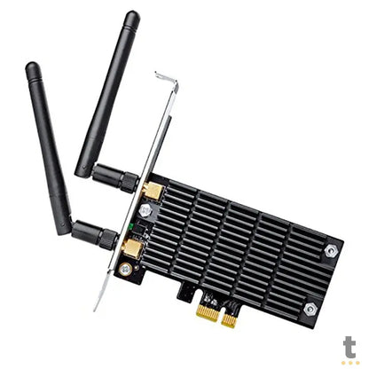 Placa De Rede Sem Fio Pci-E Tp-Link  Dual Band 2 Ant - T6e Ac1300 Truedata
